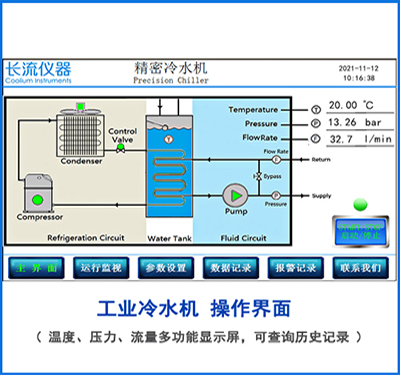 工業(yè)冷水機(jī)主界面